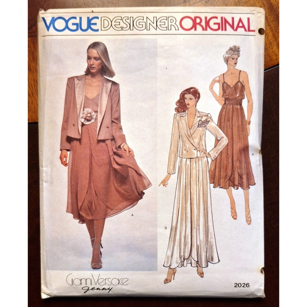 Vogue Designer Original - Gionni Versace pattern #2026 Size‎ 12